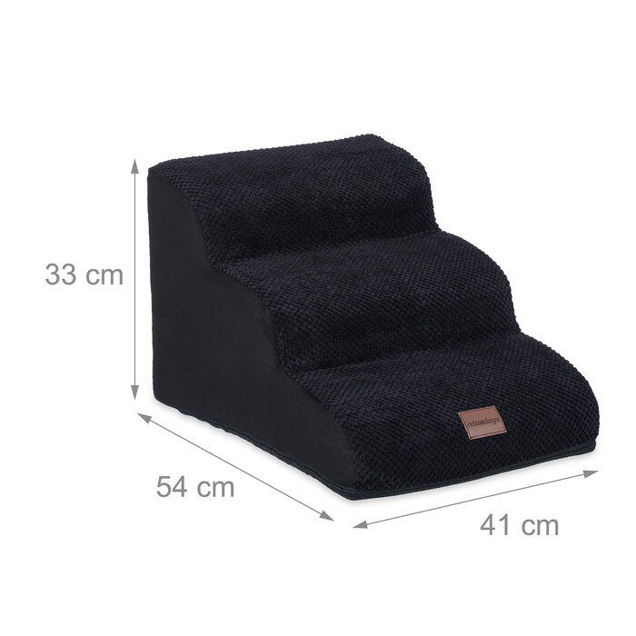Relaxdays Hundetreppe mit 3 Stufen