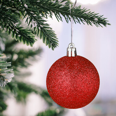 Relaxdays Weihnachtskugeln im 100er Set