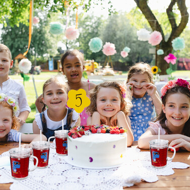 Relaxdays 2er Set Kindergläser mit Dinomotiv