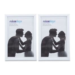 Relaxdays Bilderrahmen 2er Set 10 x 15 cm