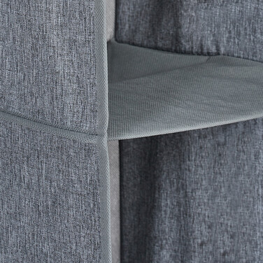 Relaxdays 2x Kleiderschrank Hängeregal 3 Fächer