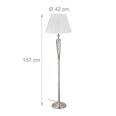Relaxdays Stehlampe antik