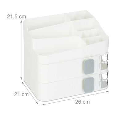 Relaxdays Make Up Organizer mit Schubladen