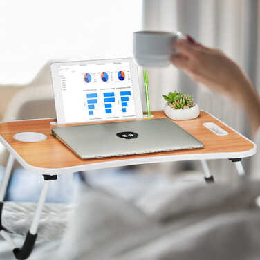 Relaxdays Klappbarer Laptoptisch