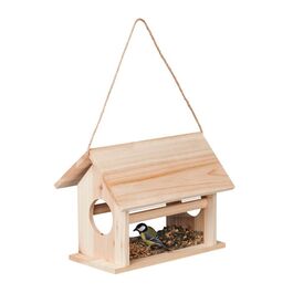 Relaxdays Vogelfutterhaus aus Holz