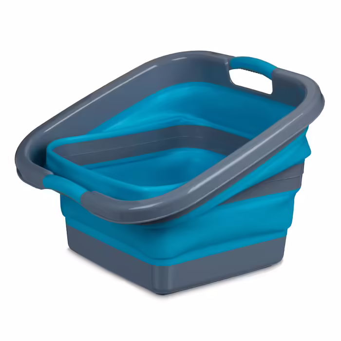 Relaxdays Faltbarer Wäschekorb 40 Liter