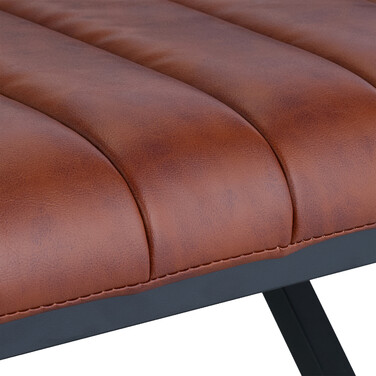 Relaxdays Sitzhocker mit Kunstlederbezug