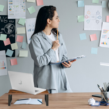 Relaxdays Monitorständer im Industrial-Design