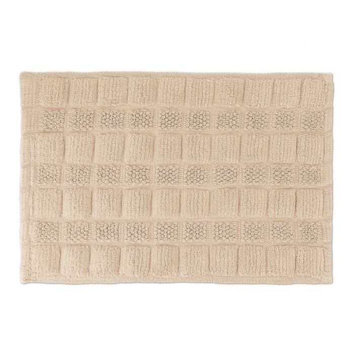 Relaxdays Badematte aus Baumwolle 60x40 cm