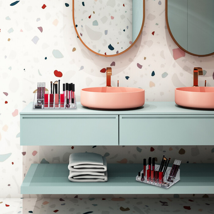 Relaxdays Make Up Organizer 2er Set