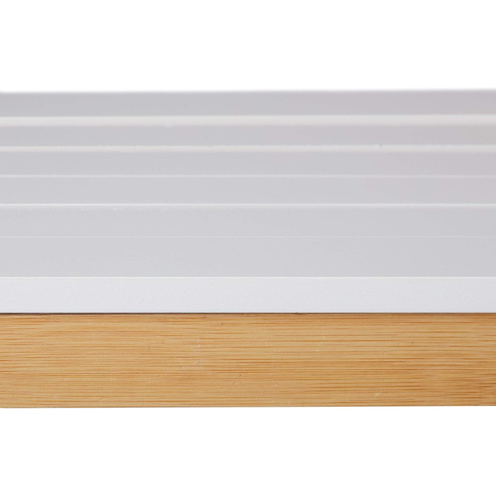 Relaxdays Handtuchhalter Regal, Badständer mit Regalablagen & Handtuchstangen, 150x50x30cm, Bambus/MDF