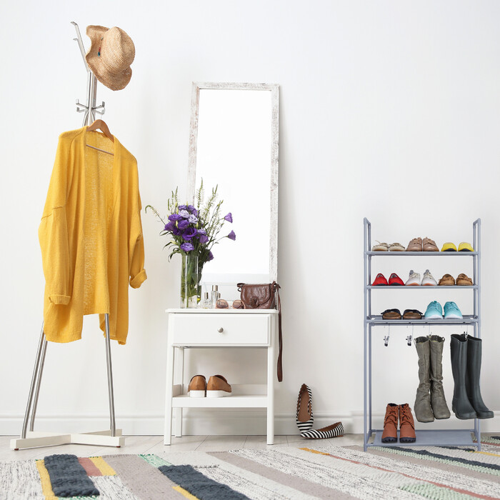 Relaxdays Schuhregal mit Stiefelfach