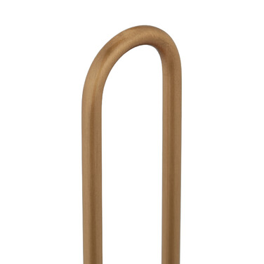 Relaxdays Küchenrollenhalter aus Holz & Messing