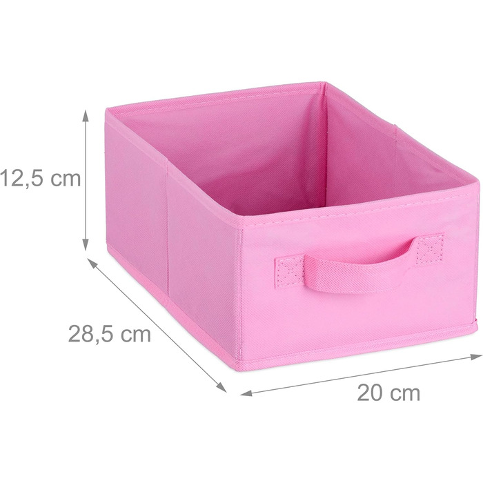 Relaxdays Kinderregal mit 6 Boxen, 2 Taschen, Spielzeugregal, HBT: 74x62,5x31 cm, bunt