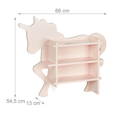Relaxdays Kinderregal Einhorn