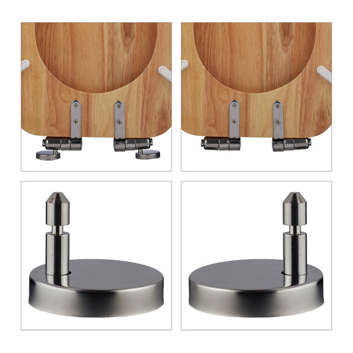 Relaxdays Toilettendeckel mit Absenkautomatik