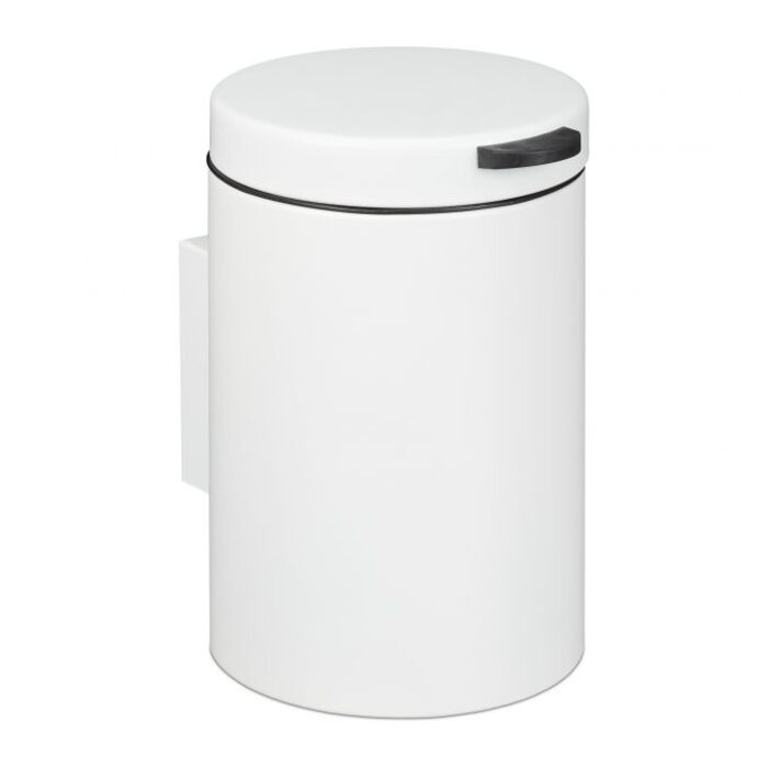 Relaxdays Kosmetikeimer Wandmontage 3 Liter