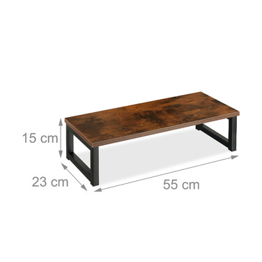 Relaxdays Monitorständer im Industrial-Design