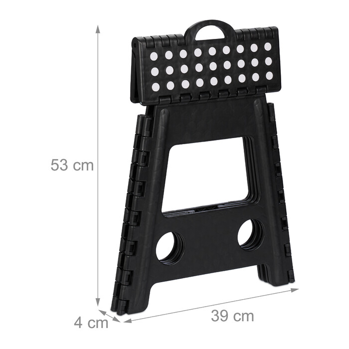 Relaxdays Klapphocker faltbar XL
