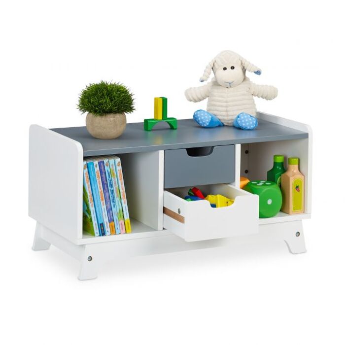 Relaxdays Kinderregal 4 Fächer