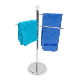 Relaxdays Handtuchständer Edelstahl 3-armig