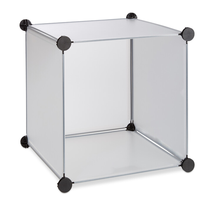 Relaxdays Kleiderschrank Stecksystem 14 Fächer