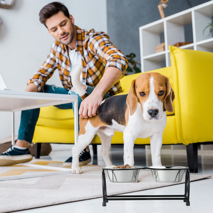 Relaxdays Futterstation für Hunde