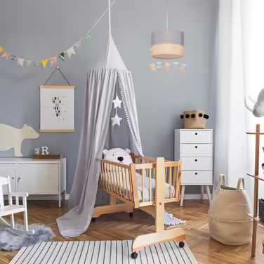 Relaxdays Hängelampe Kinderzimmer Himmel