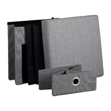 Relaxdays Sitzhocker mit Stauraum 2 Schubladen