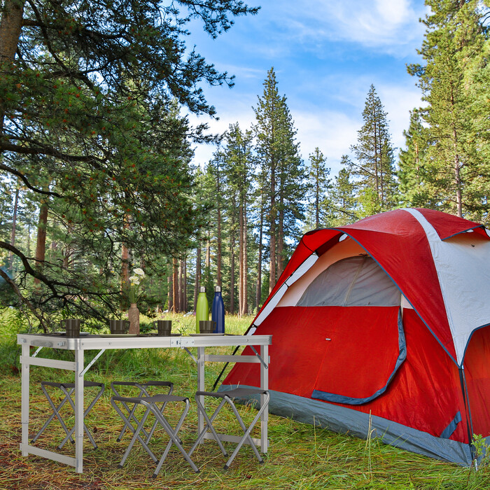Relaxdays Campingtisch Set