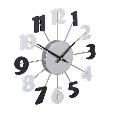 Relaxdays Wanduhr ohne Rahmen