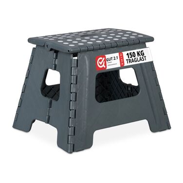 Relaxdays Klapphocker faltbar L