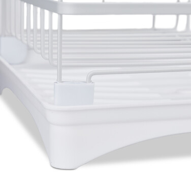 Relaxdays Abtropfgestell mit automatischen Abfluss