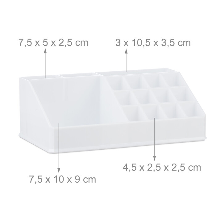 Relaxdays Acryl Make Up Organizer mit 21 Fächern