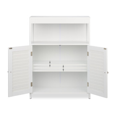 Relaxdays Weißer Badschrank