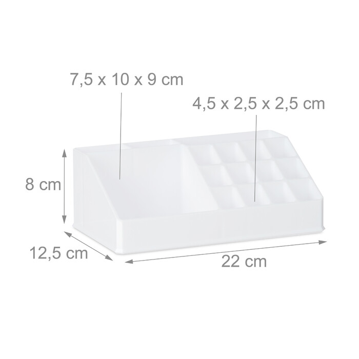 Relaxdays Kosmetikorganizer Acryl