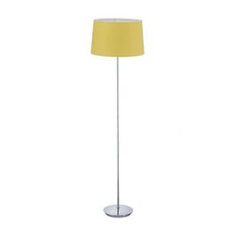 Relaxdays Stehlampe mit Stoffschirm