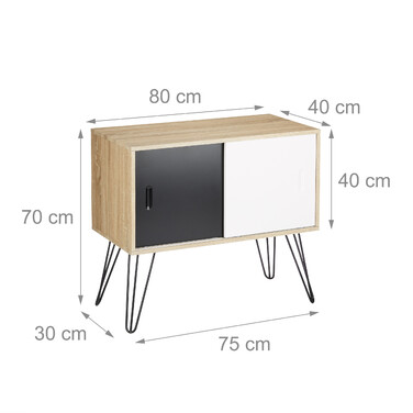 Relaxdays Sideboard Retro