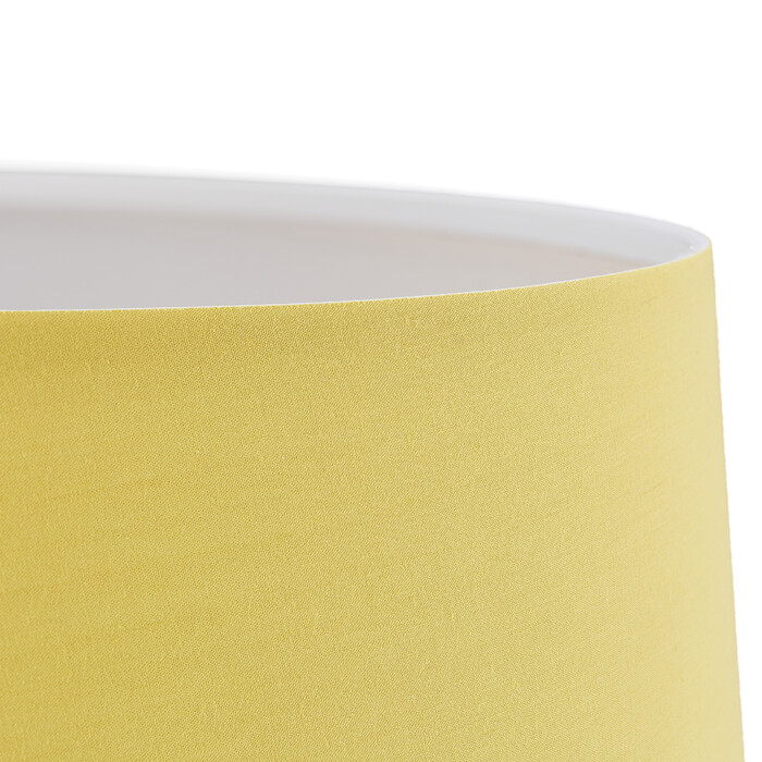 Relaxdays Stehlampe mit Stoffschirm