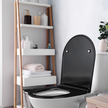 Relaxdays Toilettendeckel mit Absenkautomatik