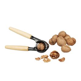 Relaxdays Nussknacker mit Holzgriff 2 in 1