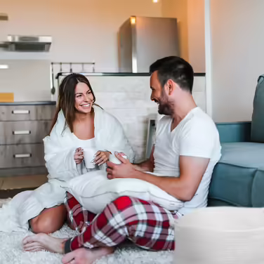 Relaxdays Aufbewahrungskorb aus Baumwolle