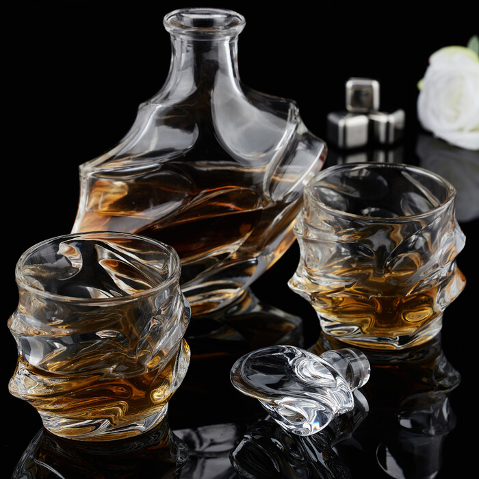 Relaxdays Whisky Set 5-teilig