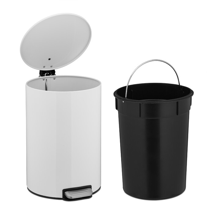 Relaxdays Treteimer 12 Liter