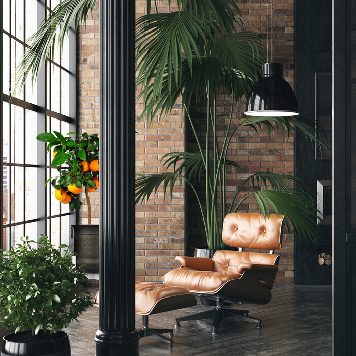 Relaxdays Blumenständer Bambus verstellbar weiß