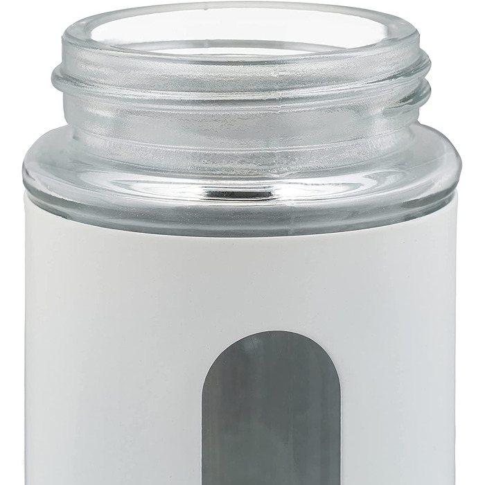 Relaxdays Gewürzstreuer, 12er Set, 3 Streugrade, Gewürze & Kräuter, Gewürzgläser, 90 ml, Glas, Edelstahl, (Weiß/Silber)