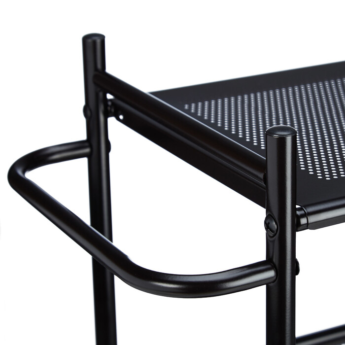 Relaxdays Rollregal schmal mit 4 Ablagen
