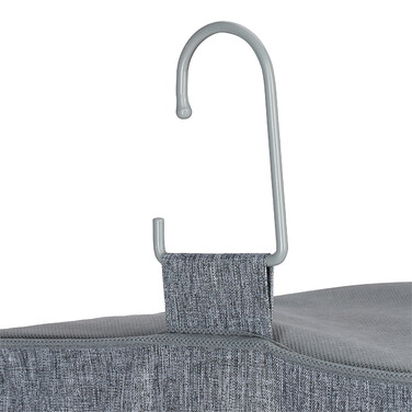 Relaxdays 2x Kleiderschrank Hängeregal 3 Fächer