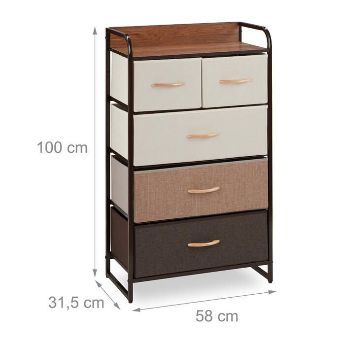 Relaxdays Schubladenschrank vers. Designs
