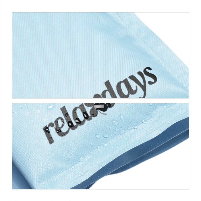 Relaxdays Hellblaue Kühlmatte für Hunde